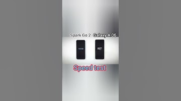 spark go 2 vs Galaxy A 06 #speedtest #youtube