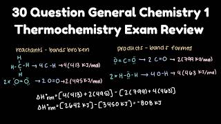 Thermochemistry Exam Review | 30 Practice Problems with Solutions | General Chemistry 1