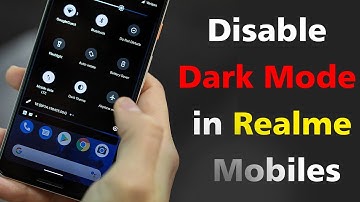 How to disable dark mode in Realme Mobile - Smart Enough