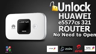 Unlock e5577cs 321 No need to Open Router | فك تشفير موديم Huawei E5577s-321