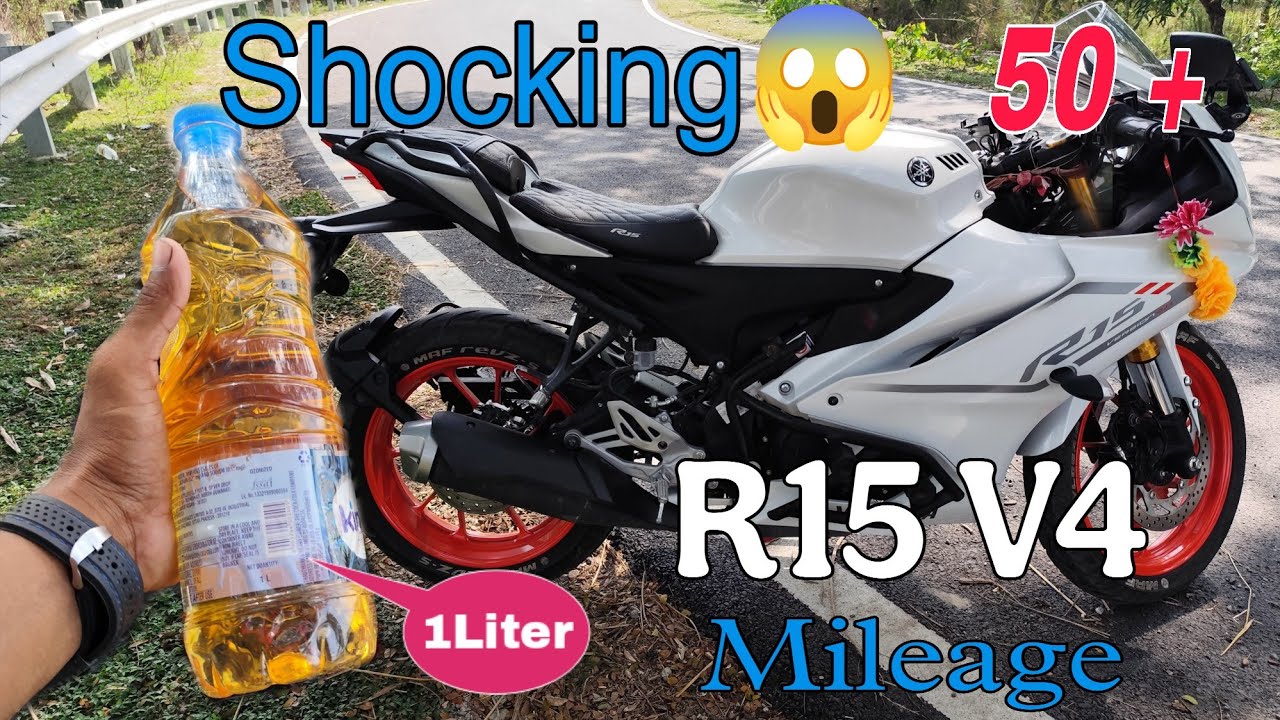 Yamaha R15 V4 Mileage Test 2nd Service || Yamaha R15 V4 Mileage 😱
