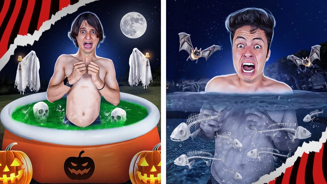 QUEM FICAR MAIS TEMPO NA PISCINA BIZARRA, VENCE! - Desafio