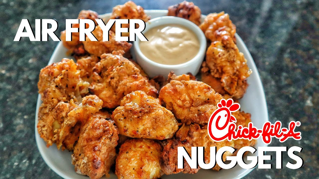 Chic Fil A Chicken Nuggets Copier la recette de chat  Nuggets de poulet  la friteuse  air