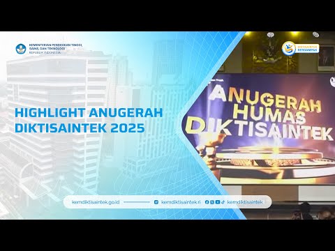 Highlight Anugerah Diktisaintek 2025
