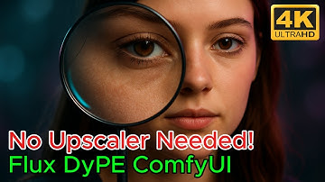 Generate REAL 4K AI Images with ONE Model — No Upscaler Needed! | Flux DyPE in ComfyUI