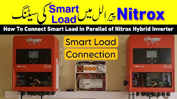 Nitrox smart load connection | Nitrox smart load parallel connection | Nitrox parallel setting
