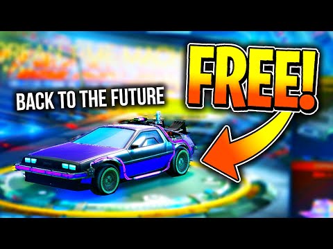 Rocket League DeLorean Bundle For FREE! (Back To The Future)