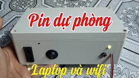 Pin dự phòng cho laptop và modem wifi!