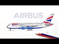 Как нарисовать самолёт А380 поэтапно | Видео урок