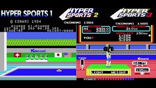 MSX[001] 하이퍼 스포츠 1,2,3  Hyper Sports 1,2,3