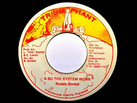 Ruddy Simbal  - A So The System Work (1985)