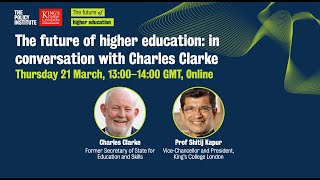The future of higher education: in conversation with Charles Clarke