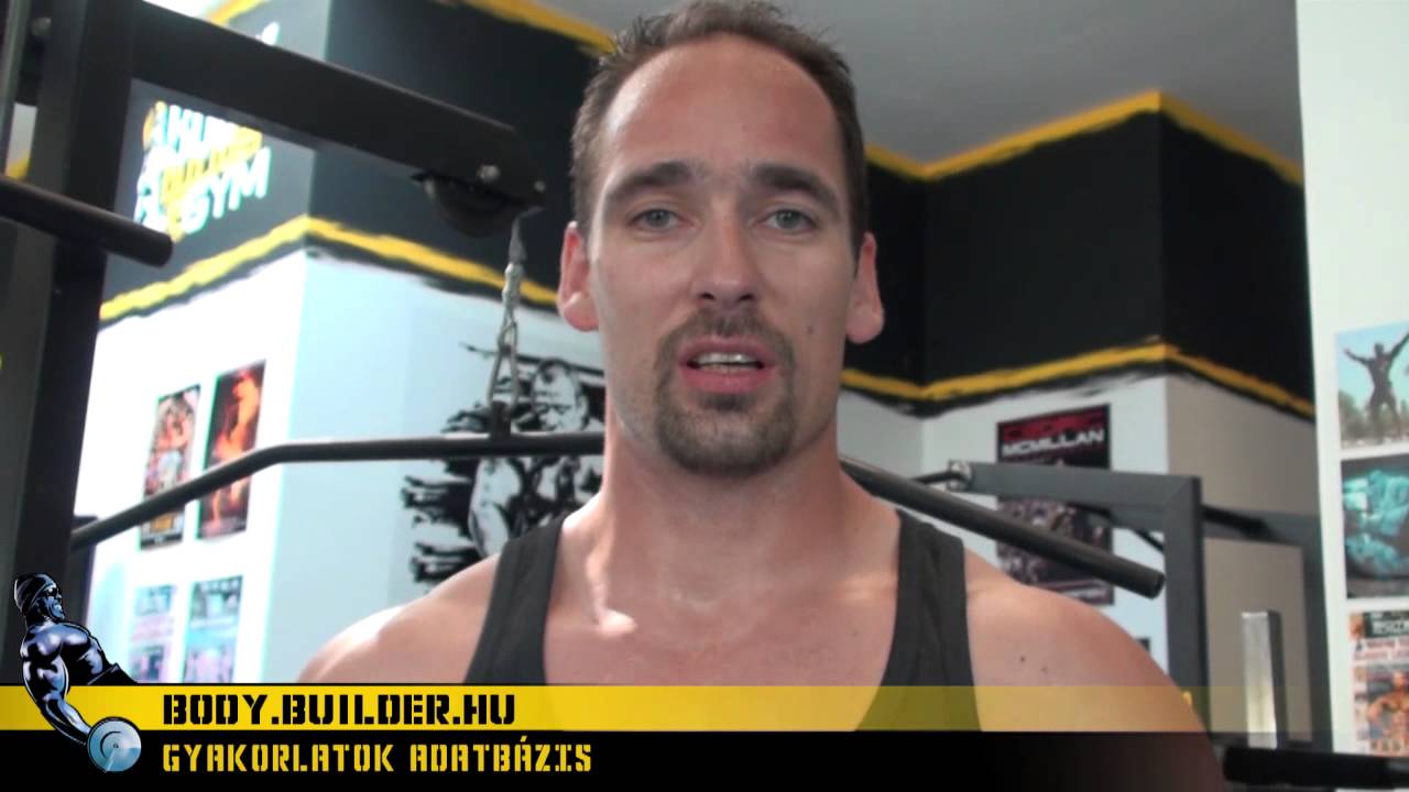 Tricepsz letolás csigán variációk