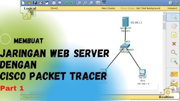 MEMBUAT JARINGAN WEB SERVER DENGAN CISCO PACKET TRACER | PART 1