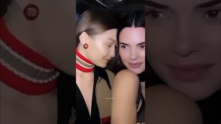 Gigi and Kendall backstage vs runway #kendalljenner #gigihadid #runway #burberry