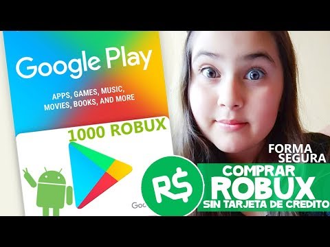 Como Comprar Robux Con Google Play Tarjetas Tutorial Conseguir - como comprar robux con tarjeta de credito falsa get robux