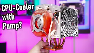 Crazy Design This Cpu Air-Cooler Runs Water Through The Heatpipes