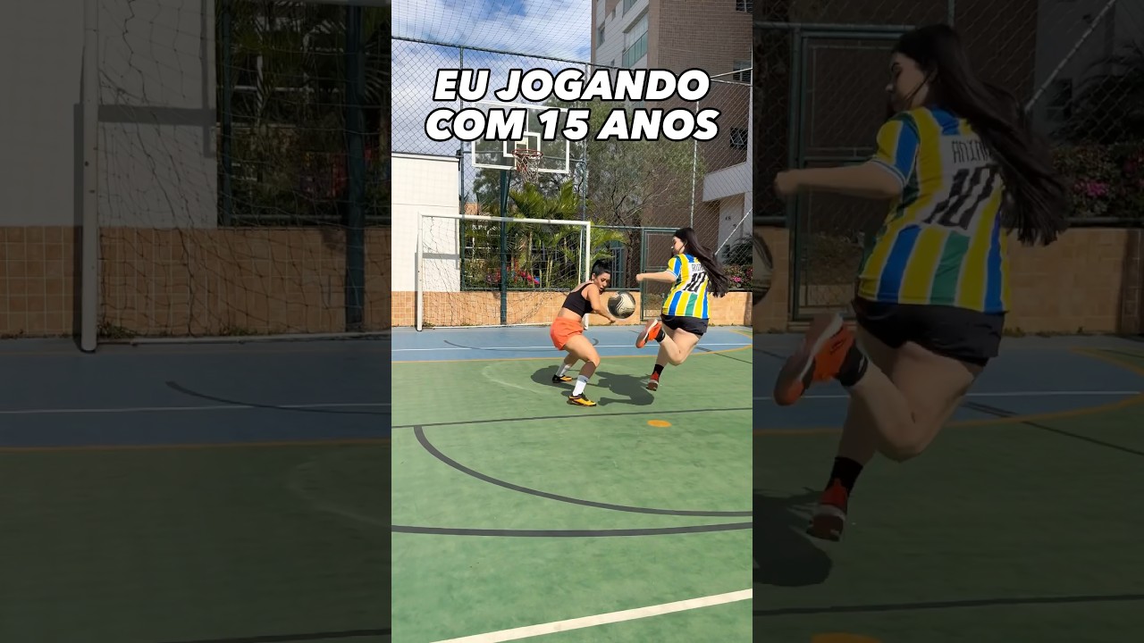 EU JOGANDO COM 15 vs COM 30 ANOS