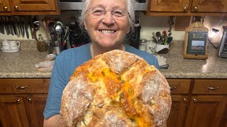 Jalapeno Cheddar Artisan Bread