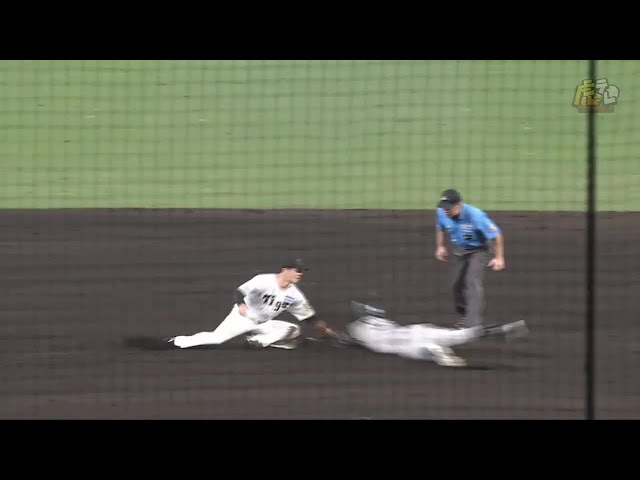 Laser Beam] In the top of the 9th inning, #KeisukeKumagai