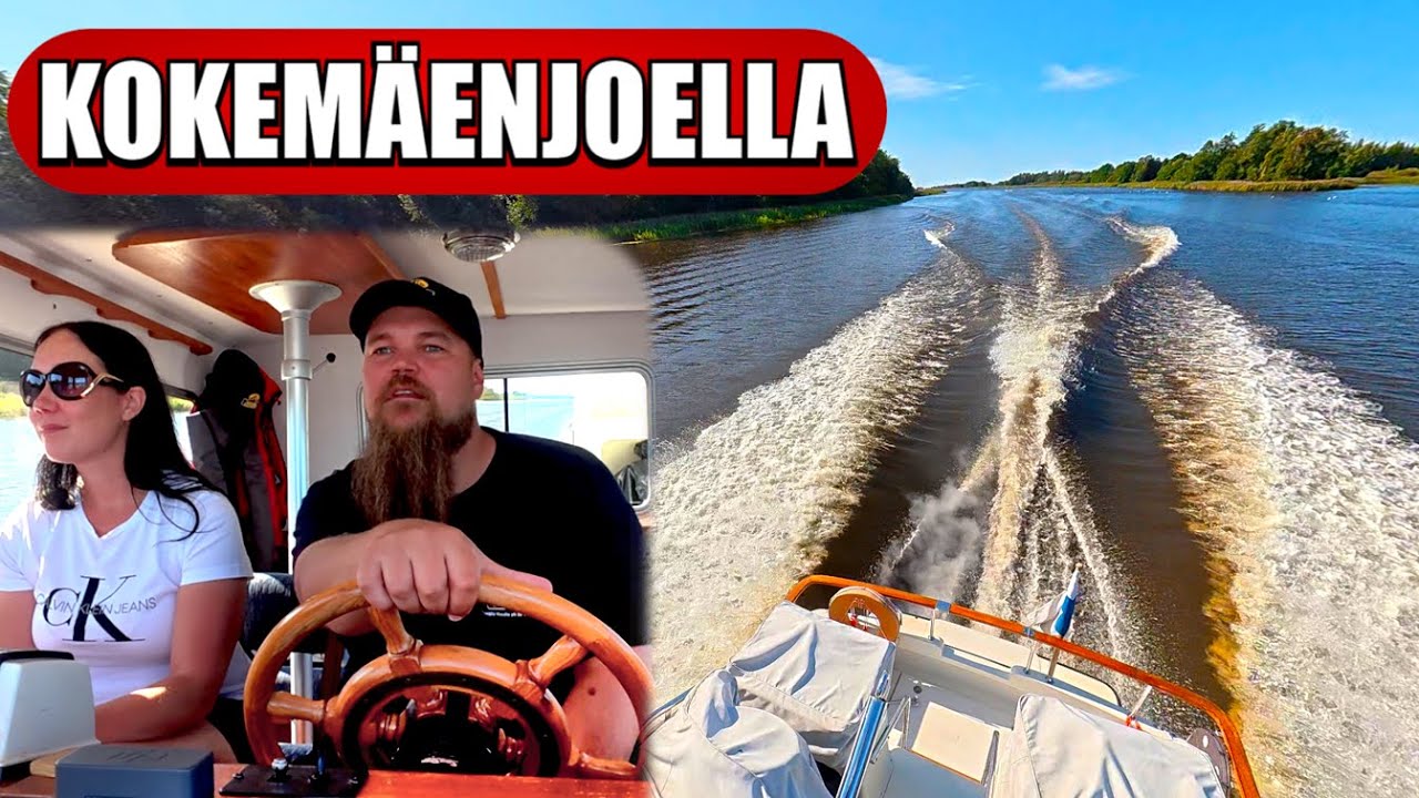 Reposaaresta Poriin kaljalle. Kaahailua Kokemäenjoella Minorilla.