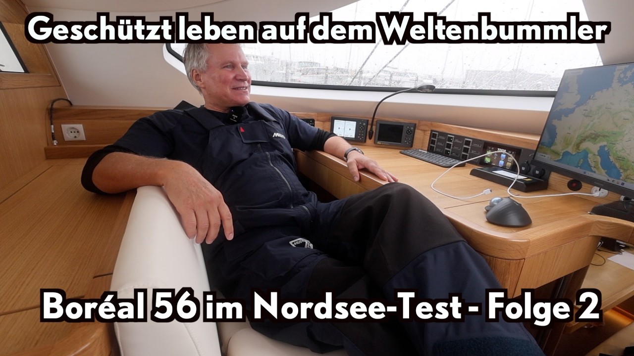 ⁣Boreal 56 - geschützt Leben auf der Exploreryacht - Nordsee-Test, Folge 2