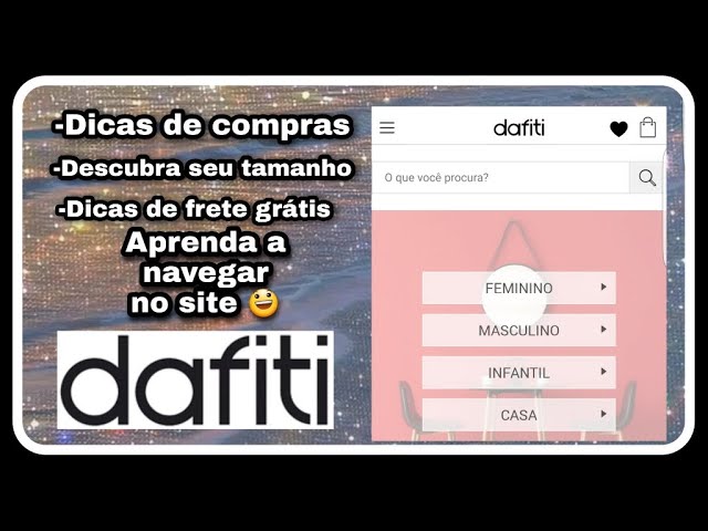 Como comprar na Dafiti? Detalhado - YouTube