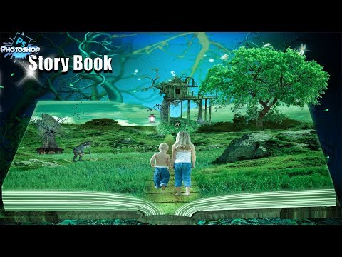 Story Book |  Photoshop Manipulation Tutorial | 