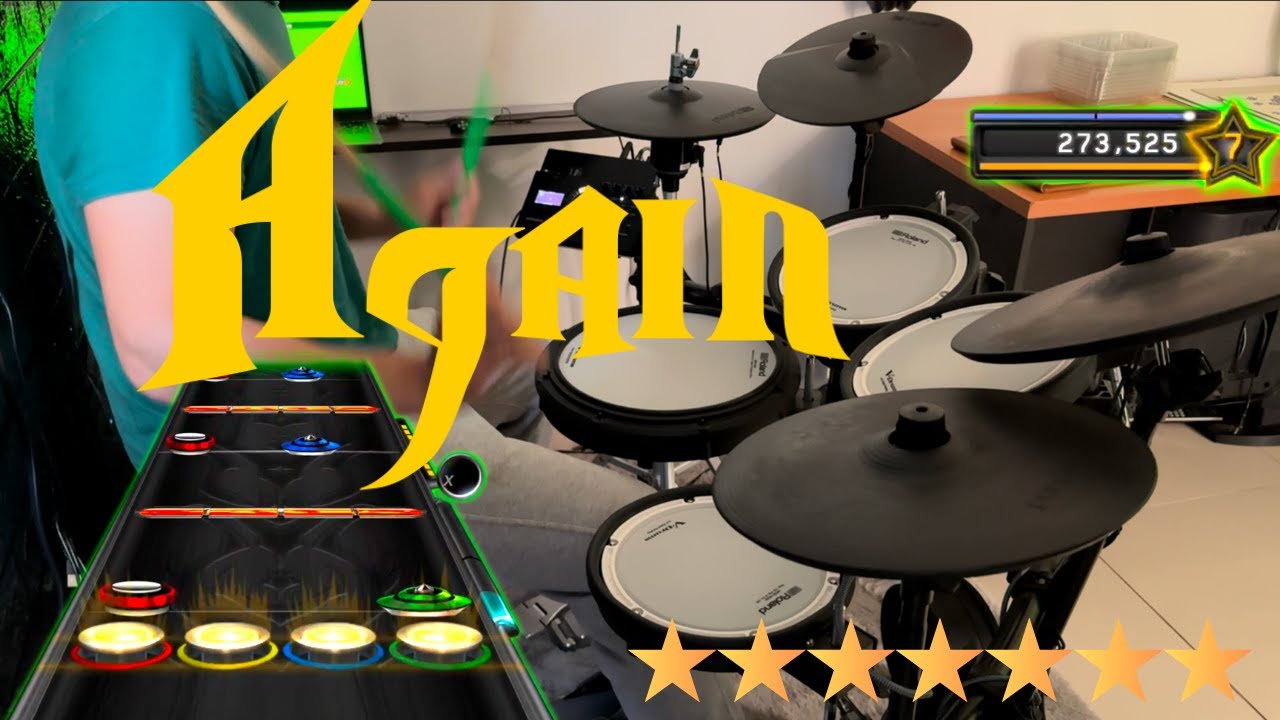 Again - Flyleaf Expert Drums Clone Hero - YouTube