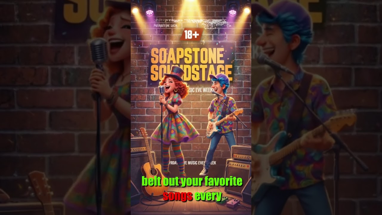 🎤 Every Friday at 3pm & 9pm ET, the spotlight is YOURS. Step onto the Soapstone Soundstage!