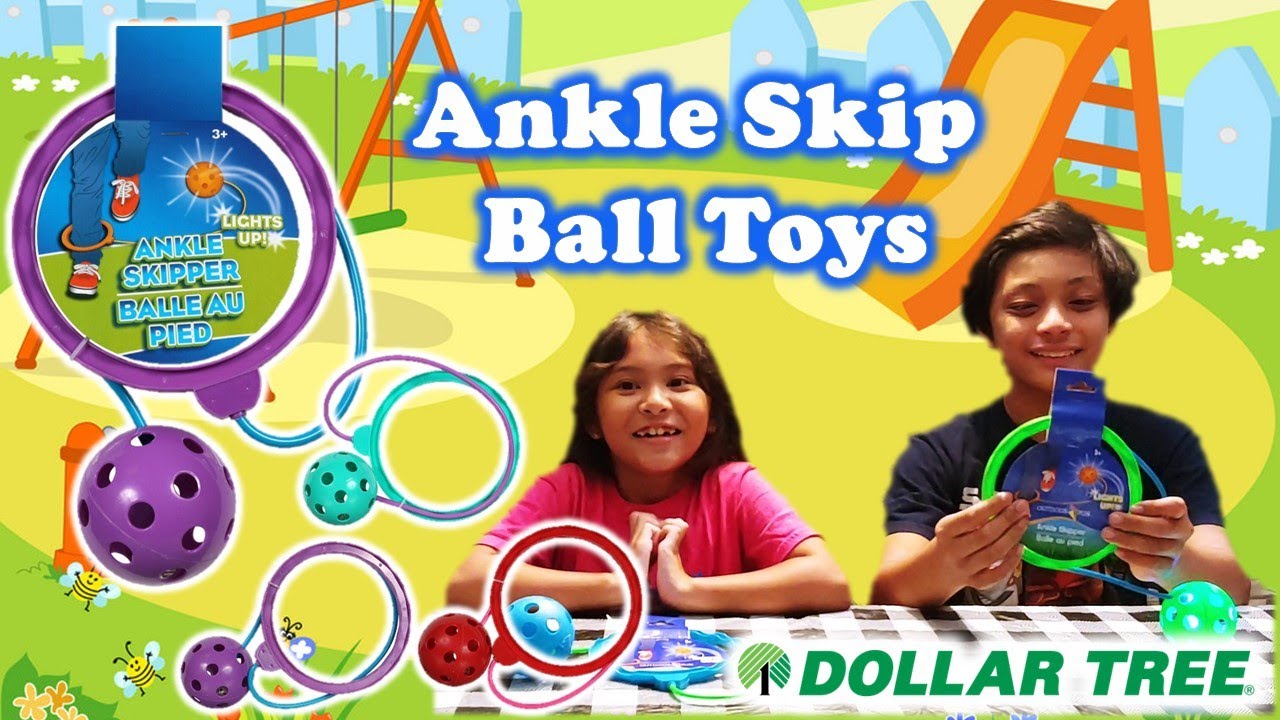 Ankle Skip Ball Toys ║Dollar Tree ║Josh&Sarah ║HalukayTV 