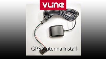 How to install GPS Antenna for GROM VLine VL2 CarPlay Android Auto Infotainment Navigation system