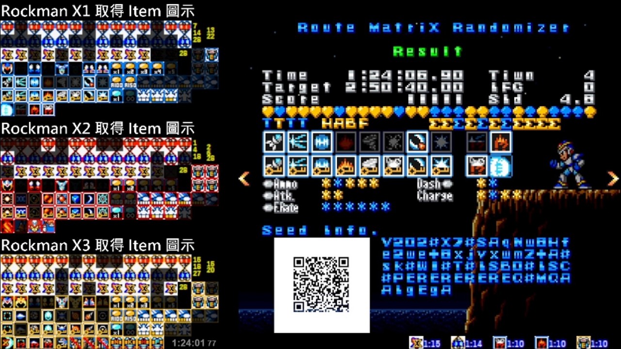 [RTA] [HACK] Route MatriX Randomizer (Preset : Full, Clear Time - 1:24: ...