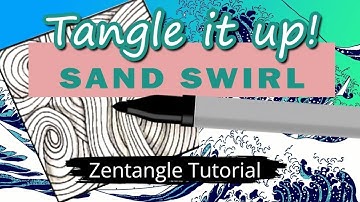 Draw Your Way to Zen: Sand Swirl Zentangle Art Tutorial