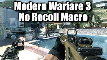 COD MW3 Warzone No Recoil Macro Script Logitech Razer Bloody Corsair