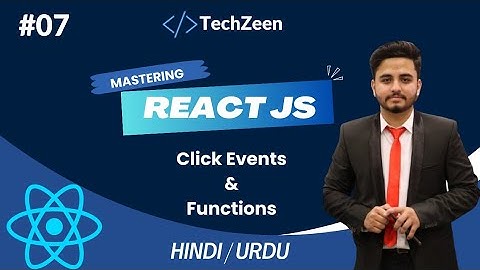 React JS Tutorial #07: Click Event & Functions in React JS | #reactjstutorial #reactjs #react