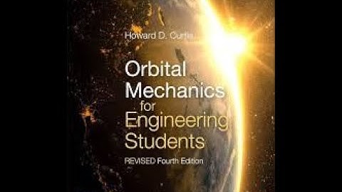 Problem 1.5. Orbital Mechanics for Engineering Students.