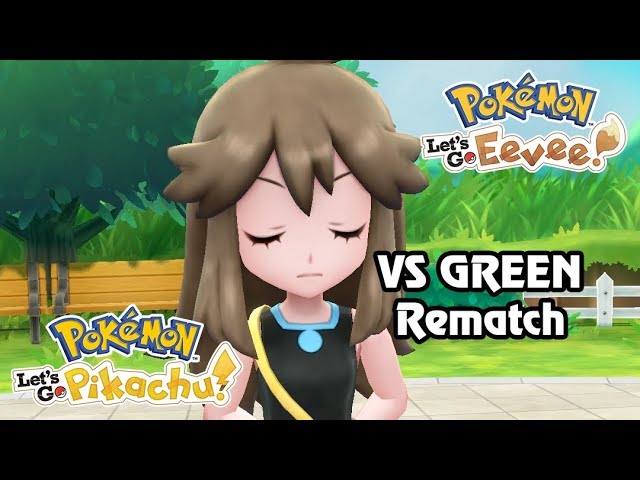 Pokémon Trainer Green in Pokemon Let's Go Pikachu & Eevee 