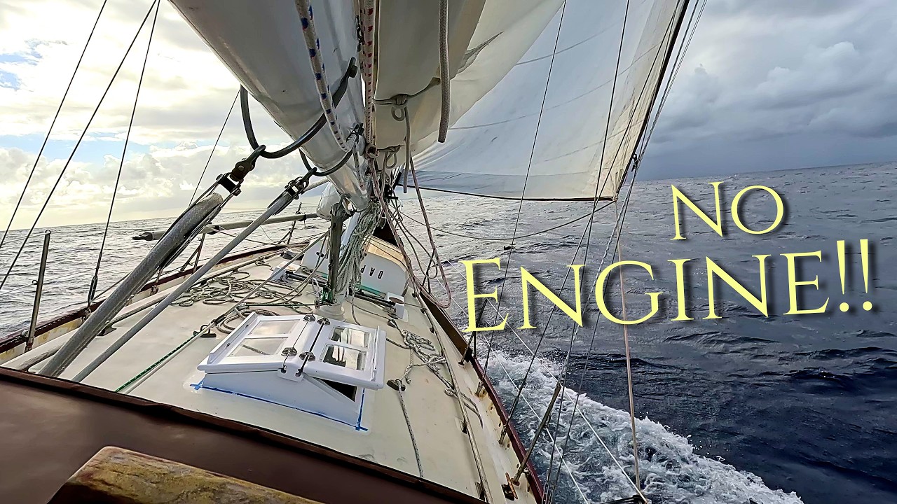 Pure Sailing.. No Engine | Up Wind to Antigua.... Ep. 48