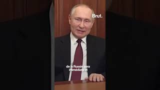 Vladimir Poutine déclare la guerre à l’Ukraine
