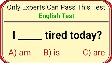 Only 1% Can Pass This English Grammar Quiz! 😱 | Test Your English Level Today