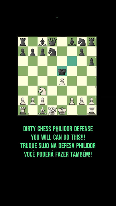 CHECKMATE IN FRENCH DEFENSE Xeque Mate na Defesa Francesa 10