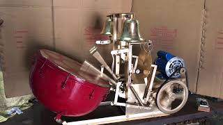 20&quot; Automatic Arti nagada temple bell player machine