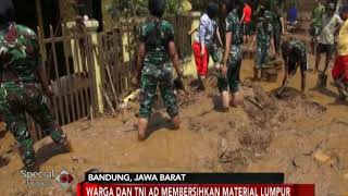 TNI Bantu Warga Bersihkan Lumpur Pasca Banjir Cicaheum - Special Report 22/03