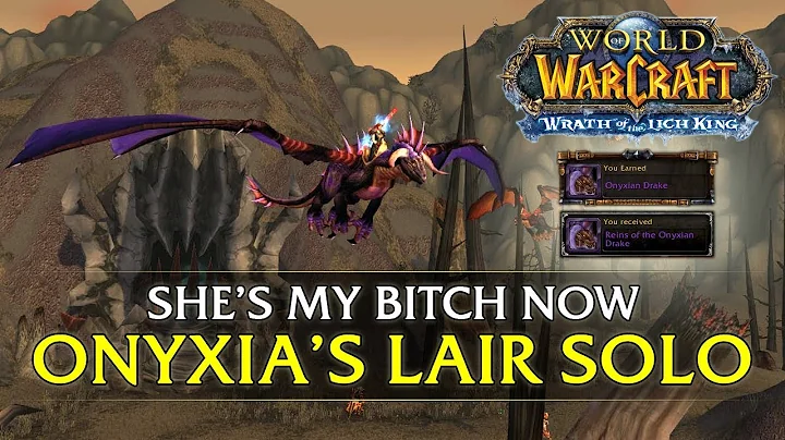World of Warcraft: Onyxia's Lair Solo and Mount