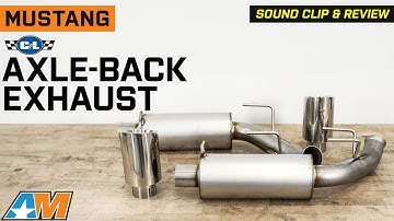 2011-2014 Mustang V6 C&L Sport Axle-Back with Polished Tips Review & Sound Clip
