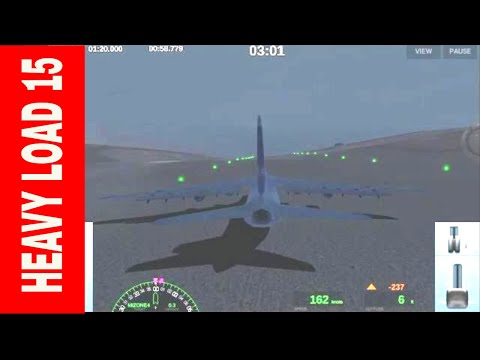 Fast Landing | Extreme Landings | Heavy Load 15 l pro flight simulator | Android Gameplay