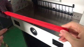 490PT 460PT paper cutting machine - changing cutting stick