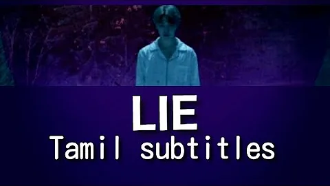 BTS || Jimin || Lie with Tamil subtitles