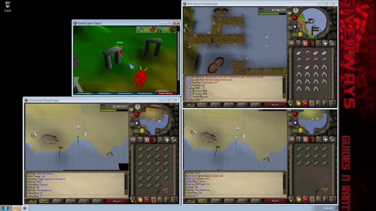 Just got 44 Prayer on Runescape Classic (RS1)